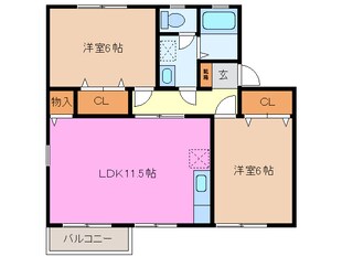 星川駅 徒歩27分 2階の物件間取画像